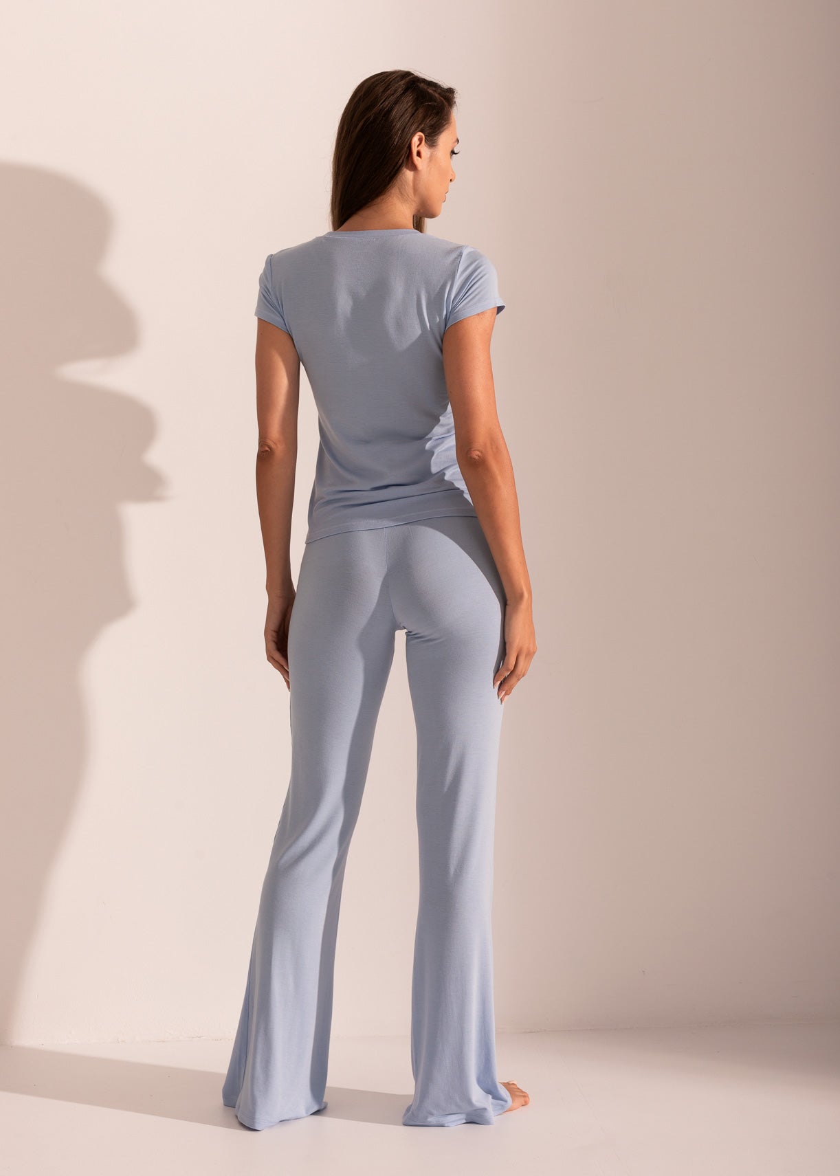 Pantalon Evazat Damă Olympus Modal