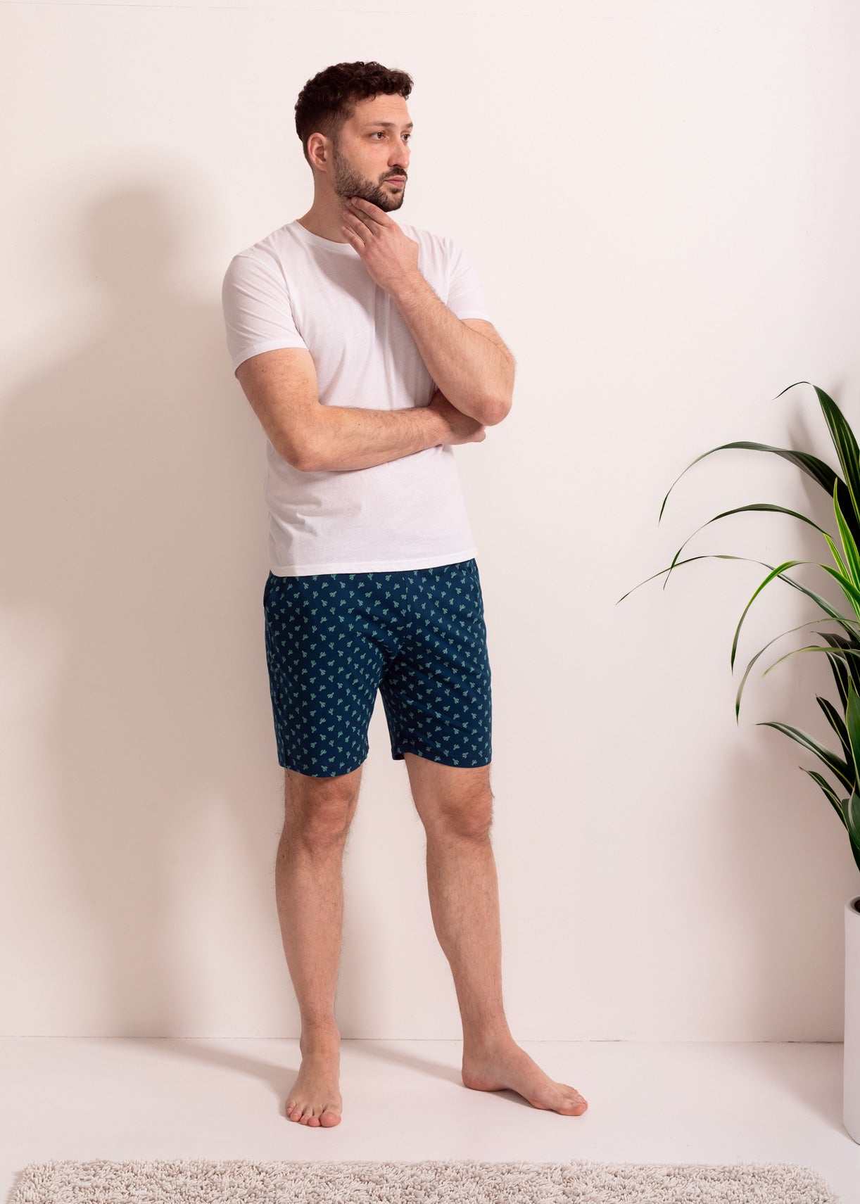 Pantaloni Pijama Bărbați Abel Bumbac