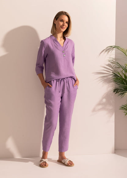 Pantaloni Damă Pure Linen
