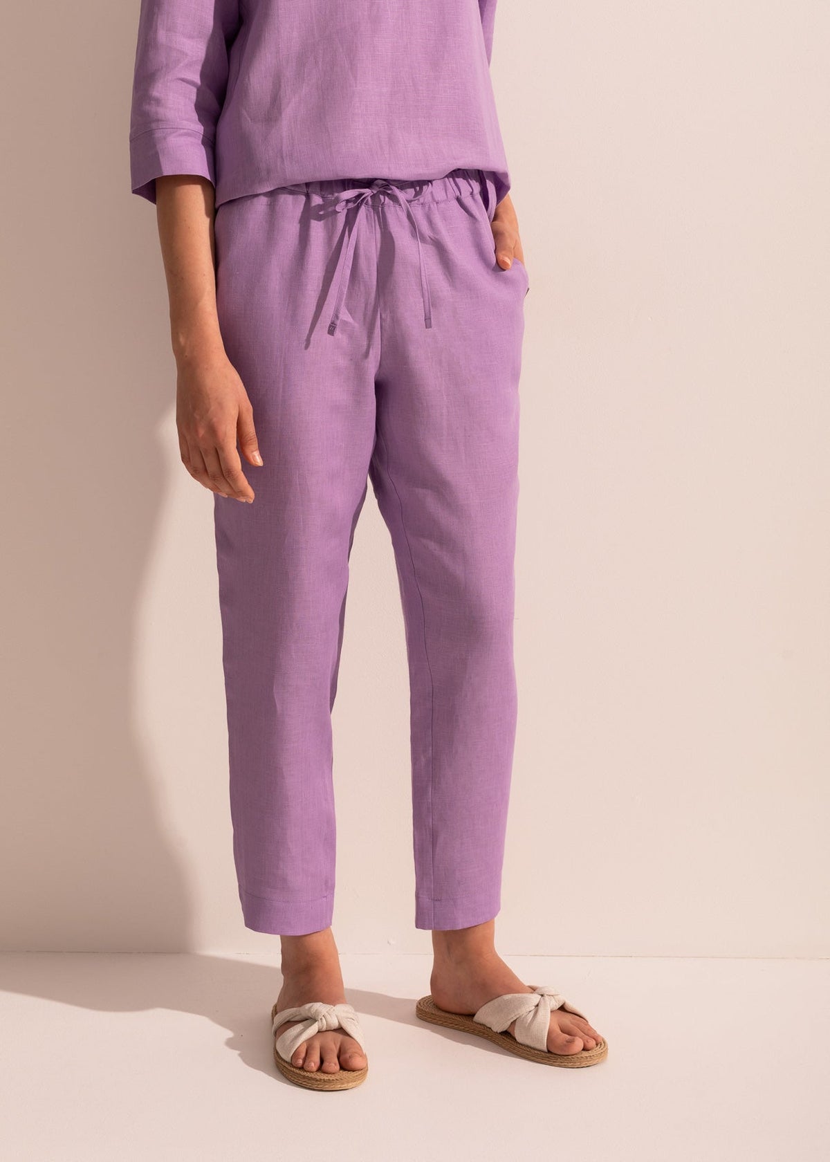 Pantaloni Damă Pure Linen