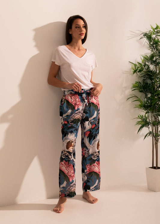 Pantaloni Damă Beatrice Satin