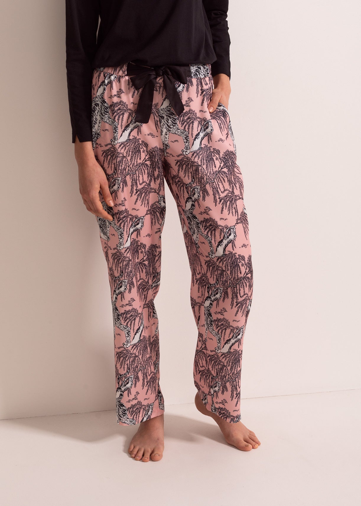 Pantaloni Damă Beatrice Tora Satin