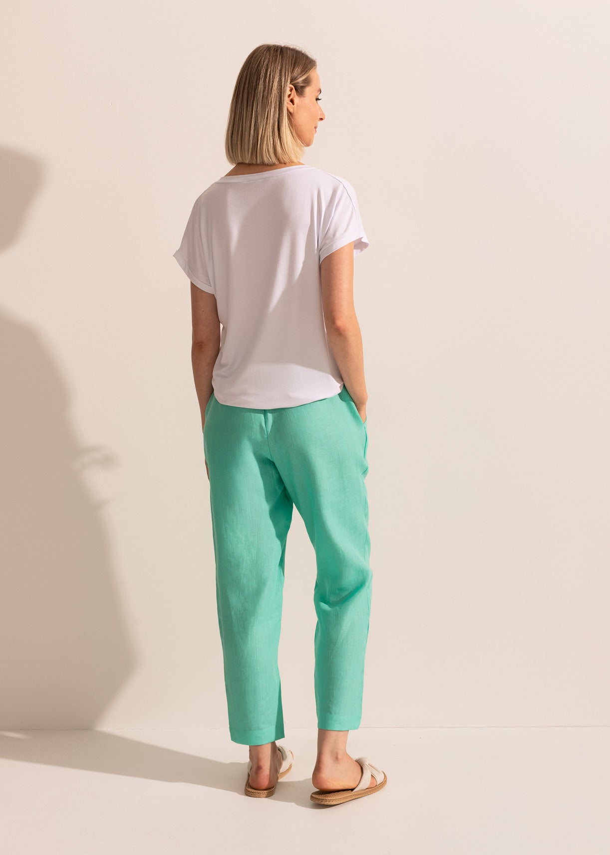 Pantaloni Damă Pure Linen