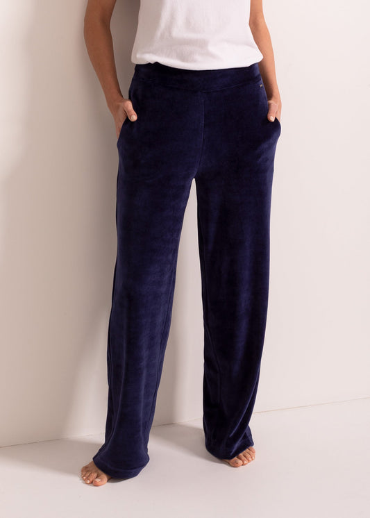 Pantaloni Damă Velvet Bleumarin