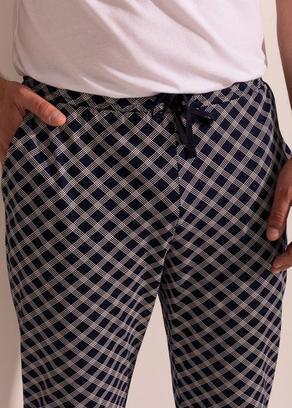 Pantaloni Pijama Bărbați Arlo Bumbac TWIN