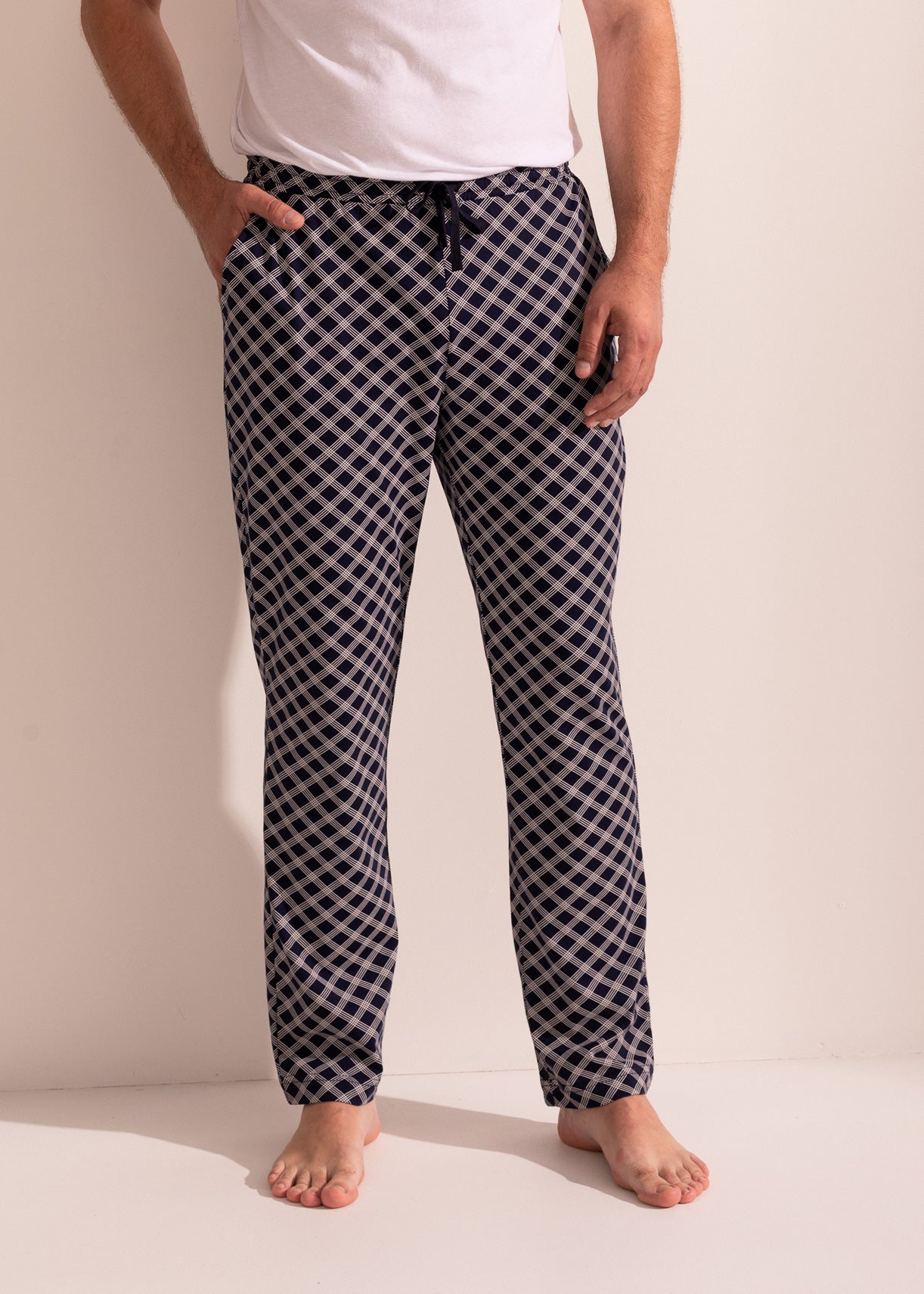 Pantaloni Pijama Bărbați Arlo Bumbac TWIN