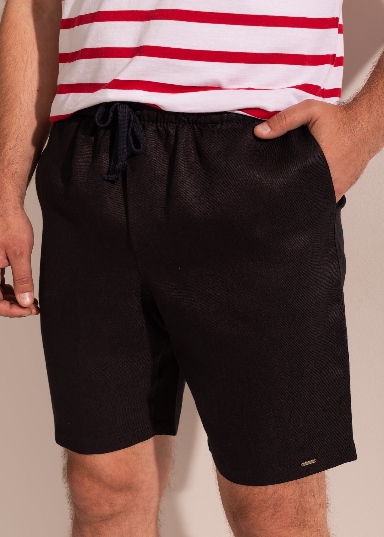 Pantaloni Scurți Bărbați Positano Bambus/In