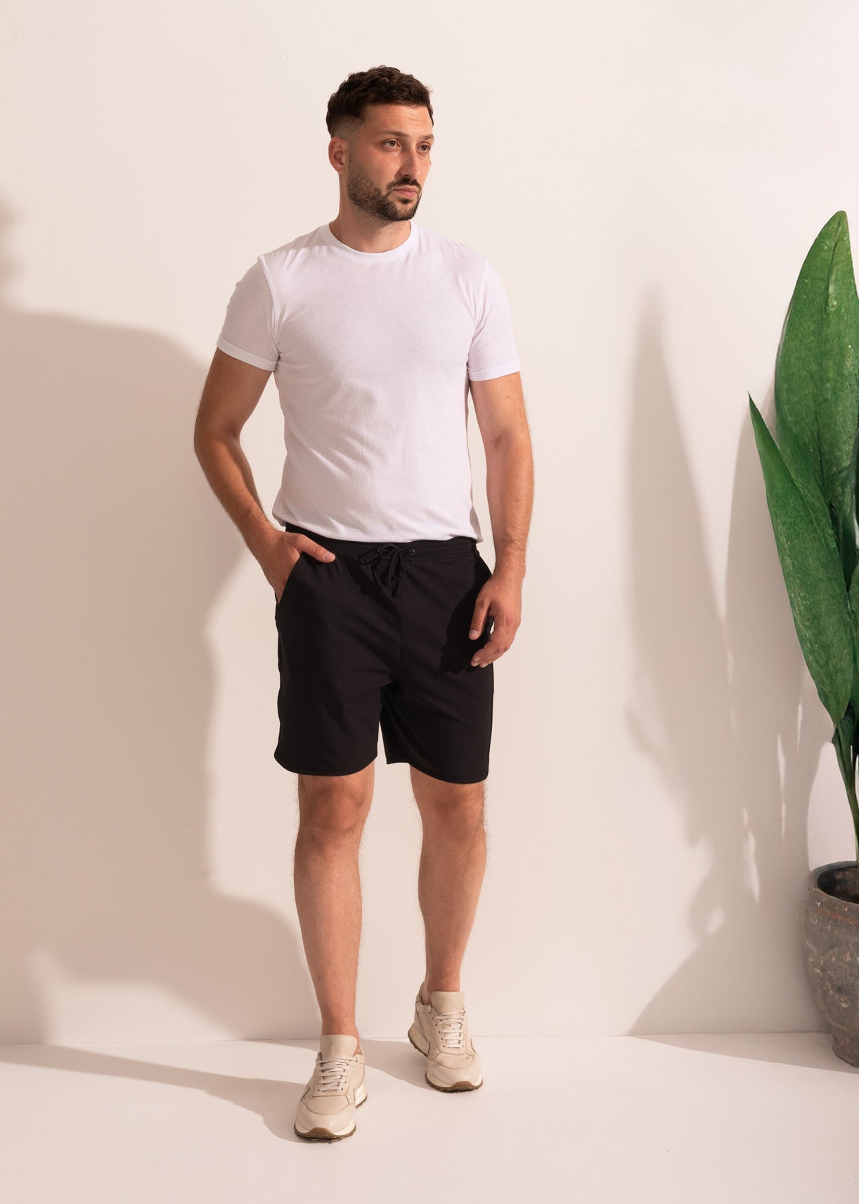 Pantaloni Scurți Bărbați Bumbac