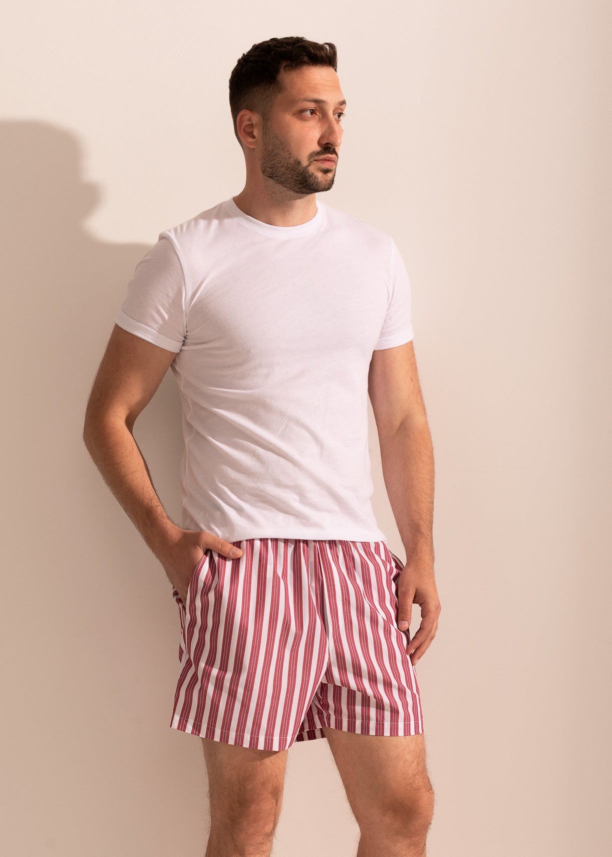 Pantaloni Scurți Bărbați Victor Bumbac Poplin