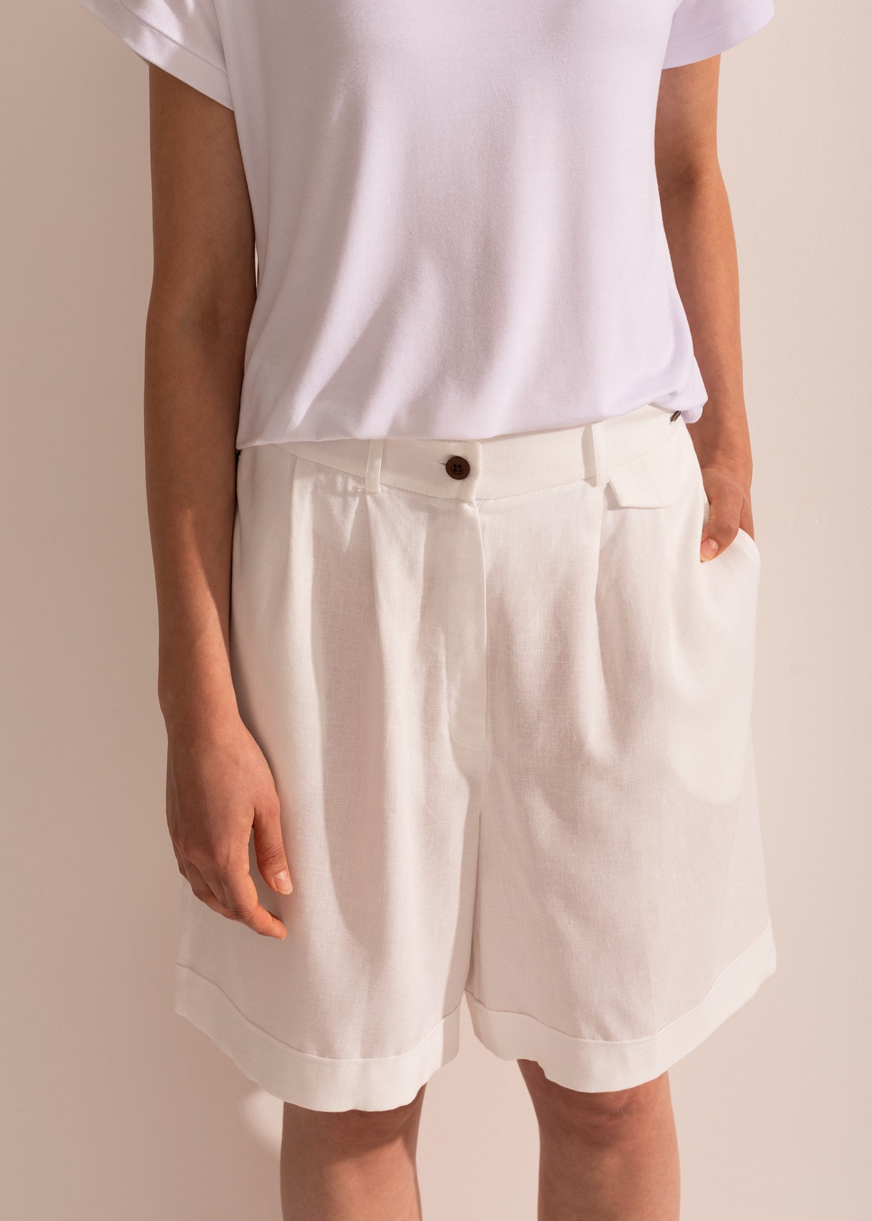 Pantaloni Damă Positano Bambus/In