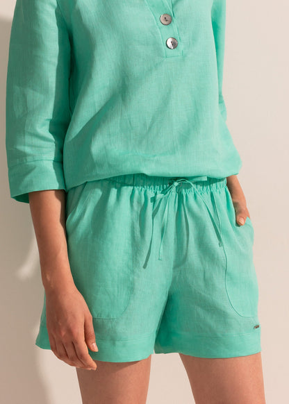 Pantaloni Scurți Damă Pure Linen