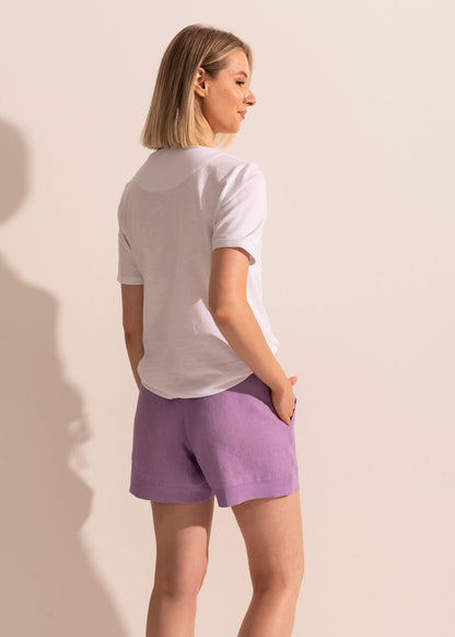 Pantaloni Scurți Damă Pure Linen