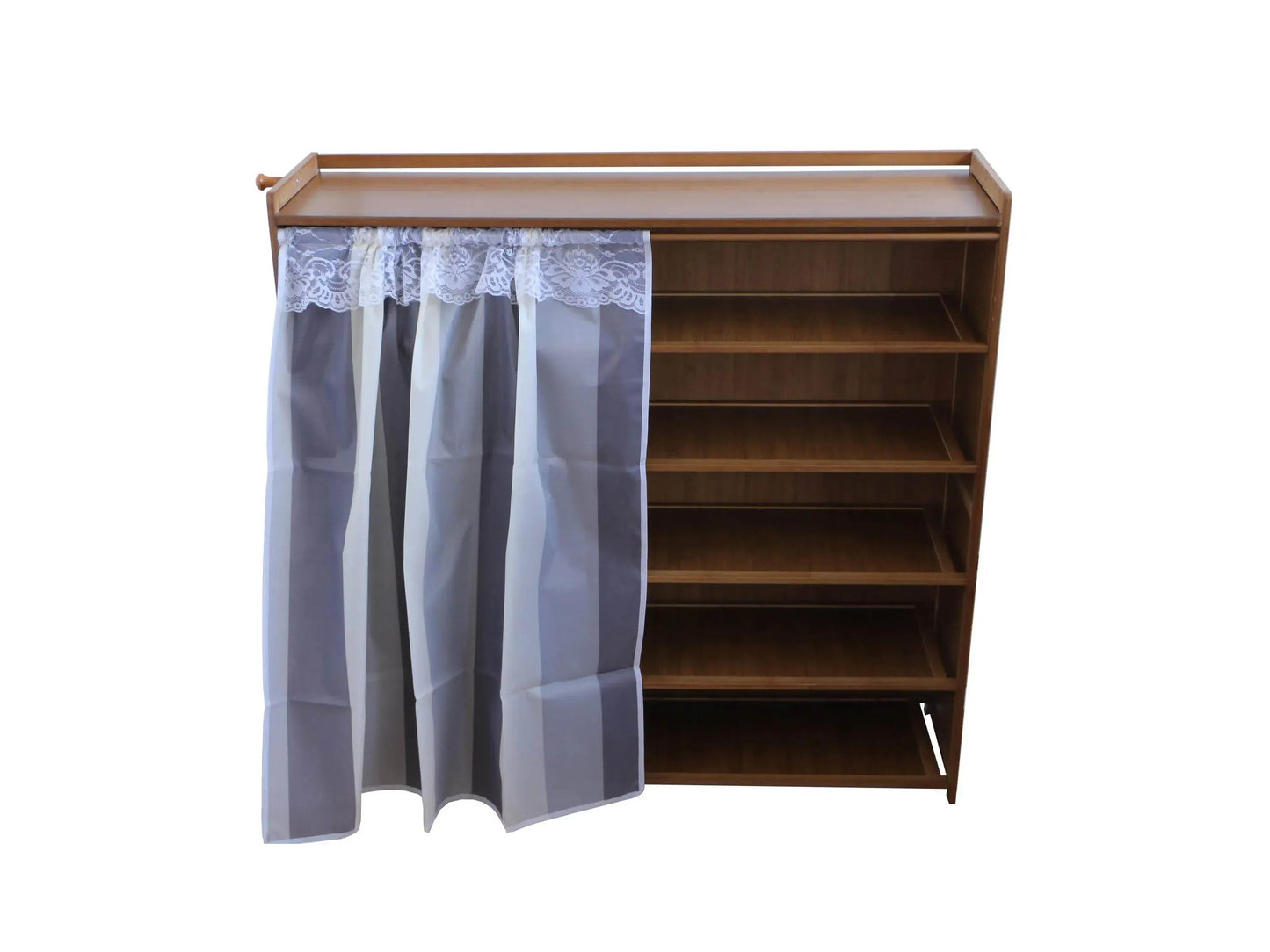 Pantofar din bambus, 6 rafturi, 102*101*28 cm, D185