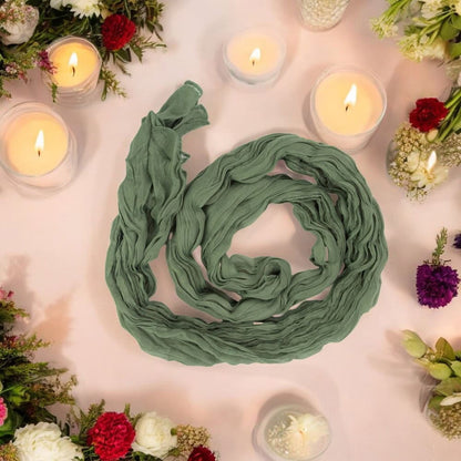 Pânză textil decorativă pentru masă 90x180cm - verde deschis