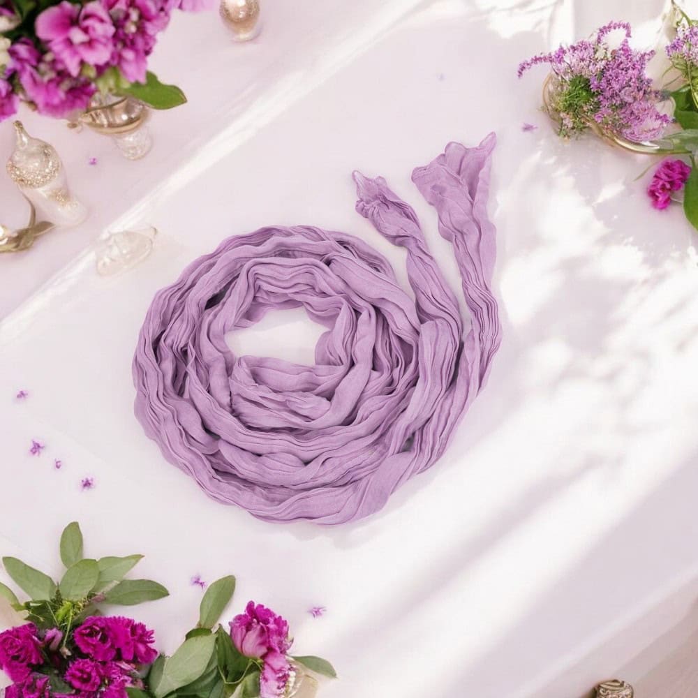 Pânză textil decorativă pentru masă 90x400cm - mov