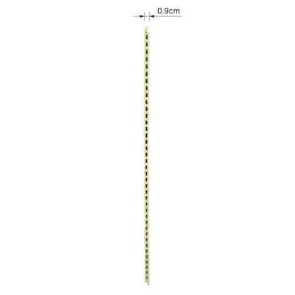 Panou decorativ riflaj WPC, Naimeed D7555, sistem de imbinare straight, aspect rafinat si montaj usor, 260x61.1x0.9cm, gri
