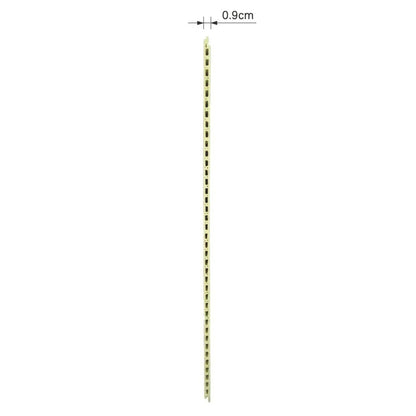 Panou decorativ riflaj WPC, Naimeed D7558, sistem de imbinare straight, aspect rafinat si montaj usor, 260x61.1x0.9cm, maro