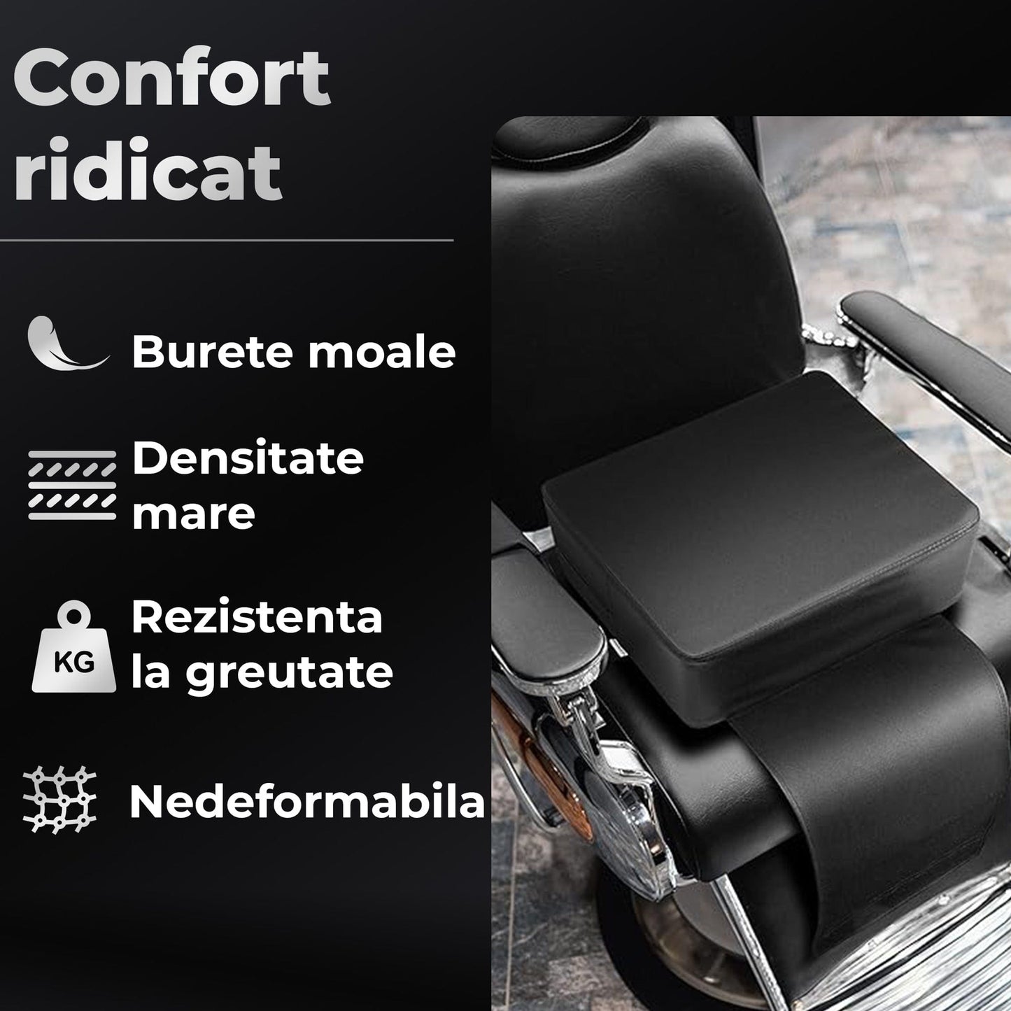 Perna de inaltare Timebox, Negru