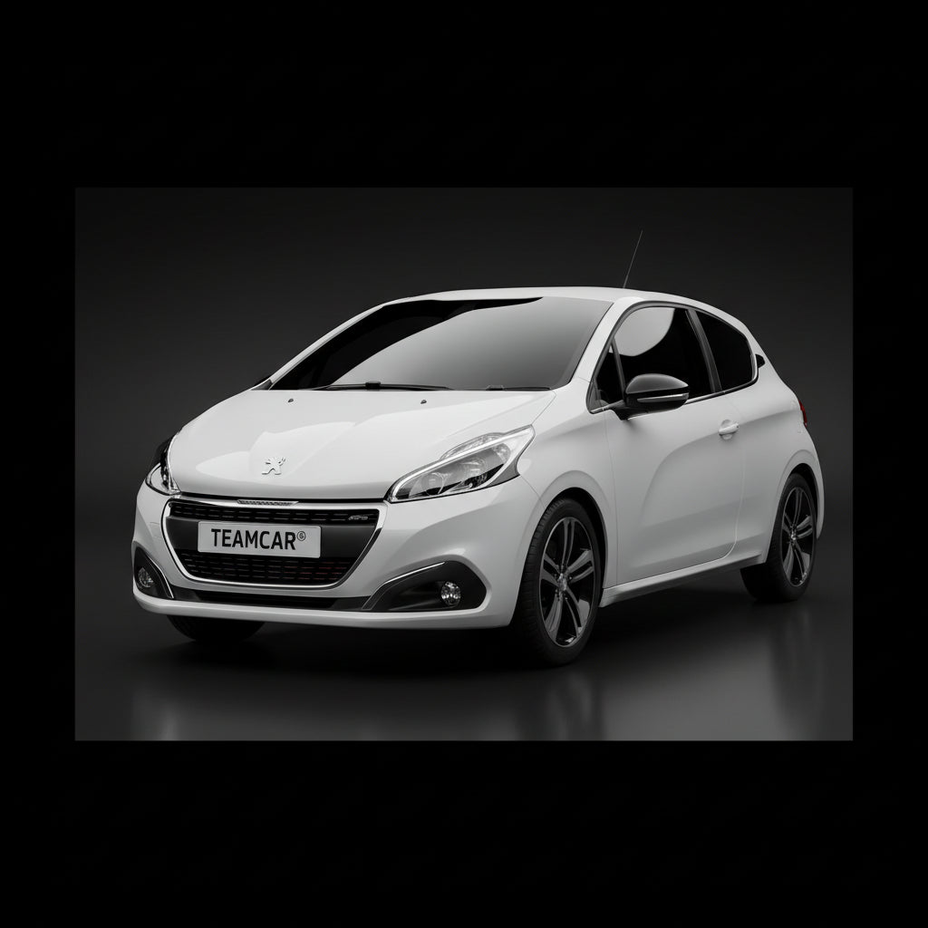 Covorase Auto Tip Tavita Compatibile Peugeot 208 (3 usi,2015-2019) Silver