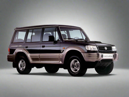 Hyundai Galloper Covorase Auto TeamCar®- Cauciuc Tip Tavita/ Blue