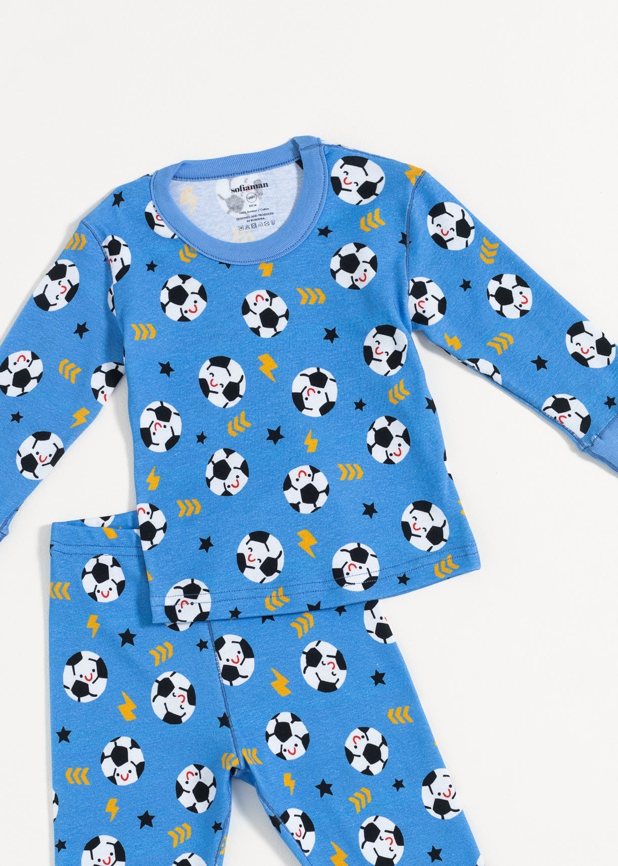 Pijama Baby Football Bumbac