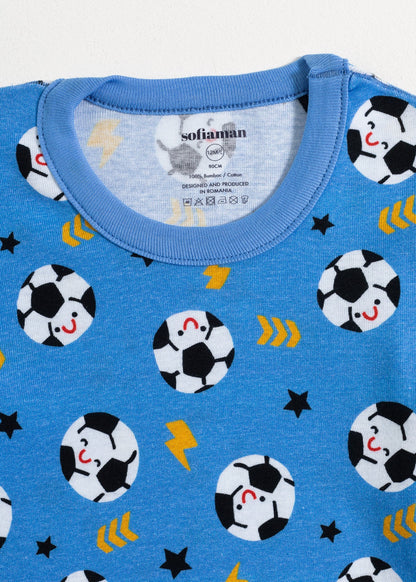 Pijama Baby Football Bumbac