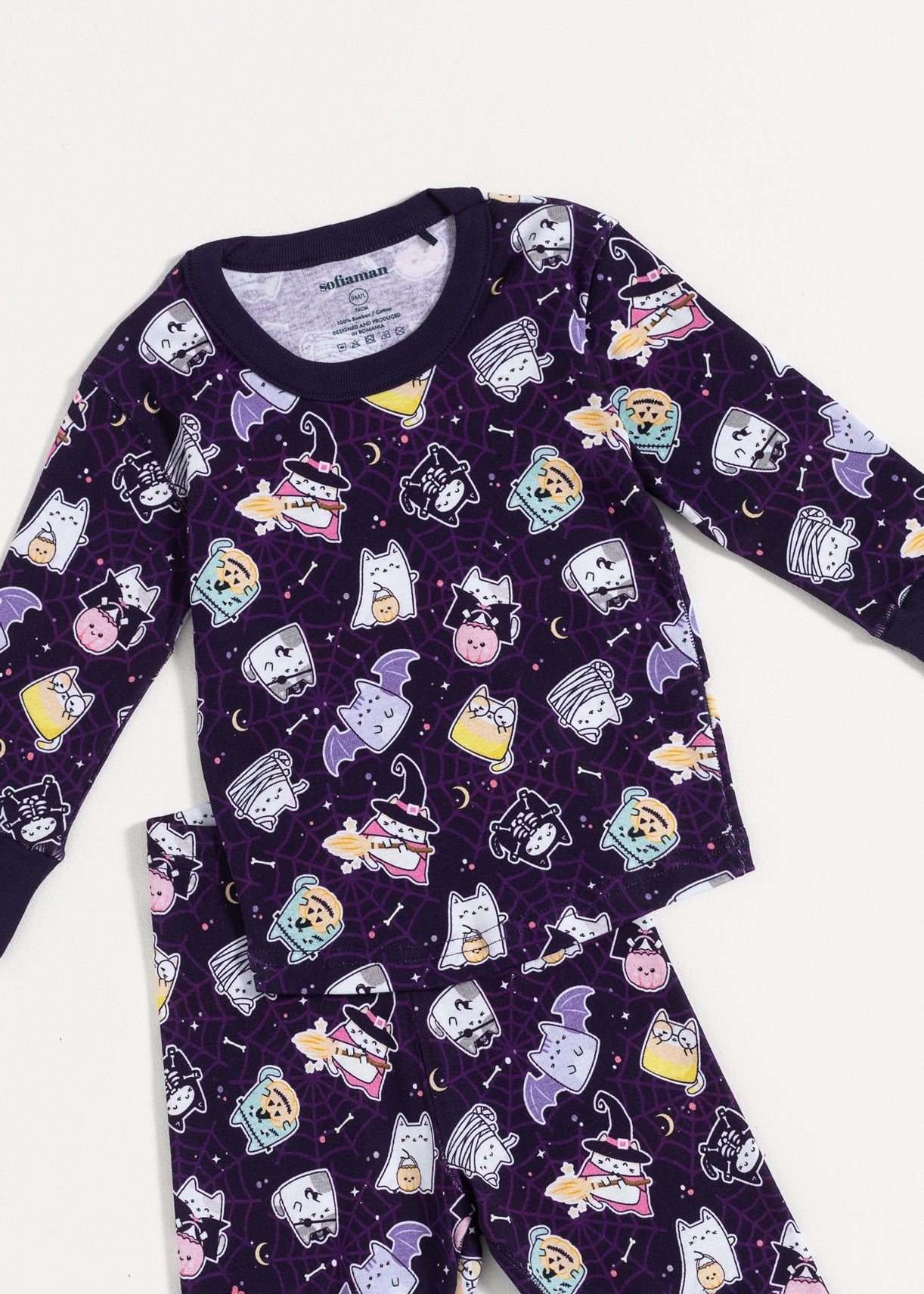Pijama Baby KattyCat Bumbac