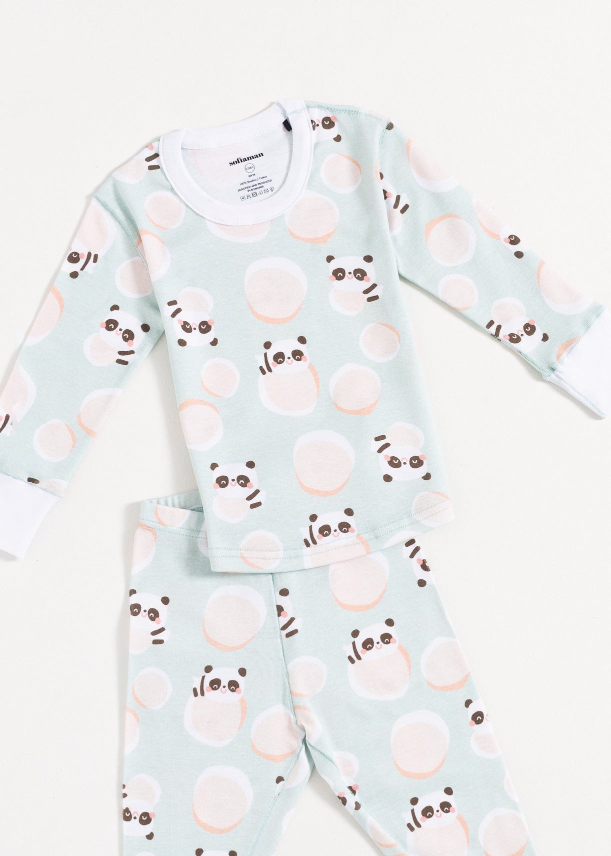 Pijama Baby Panda Bumbac