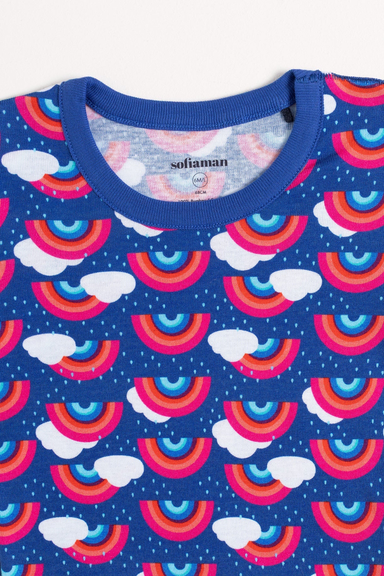 Pijama Baby Rainbow Bumbac
