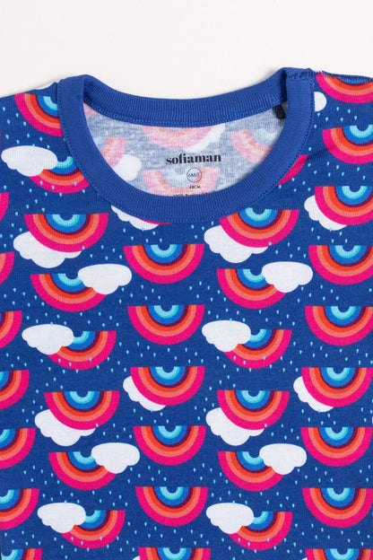 Pijama Baby Rainbow Bumbac