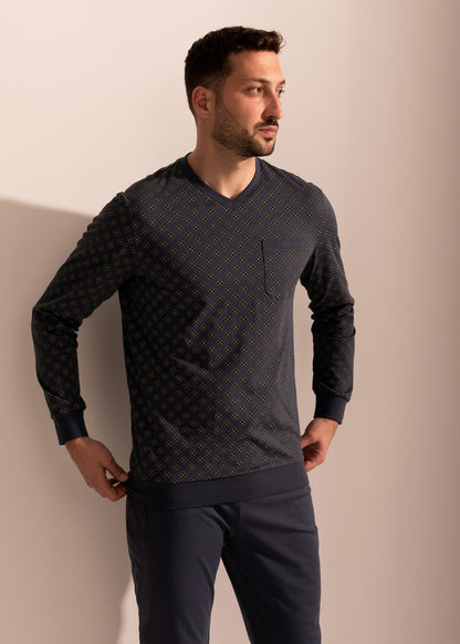 Pijama Bărbați Arlo Bumbac TWIN