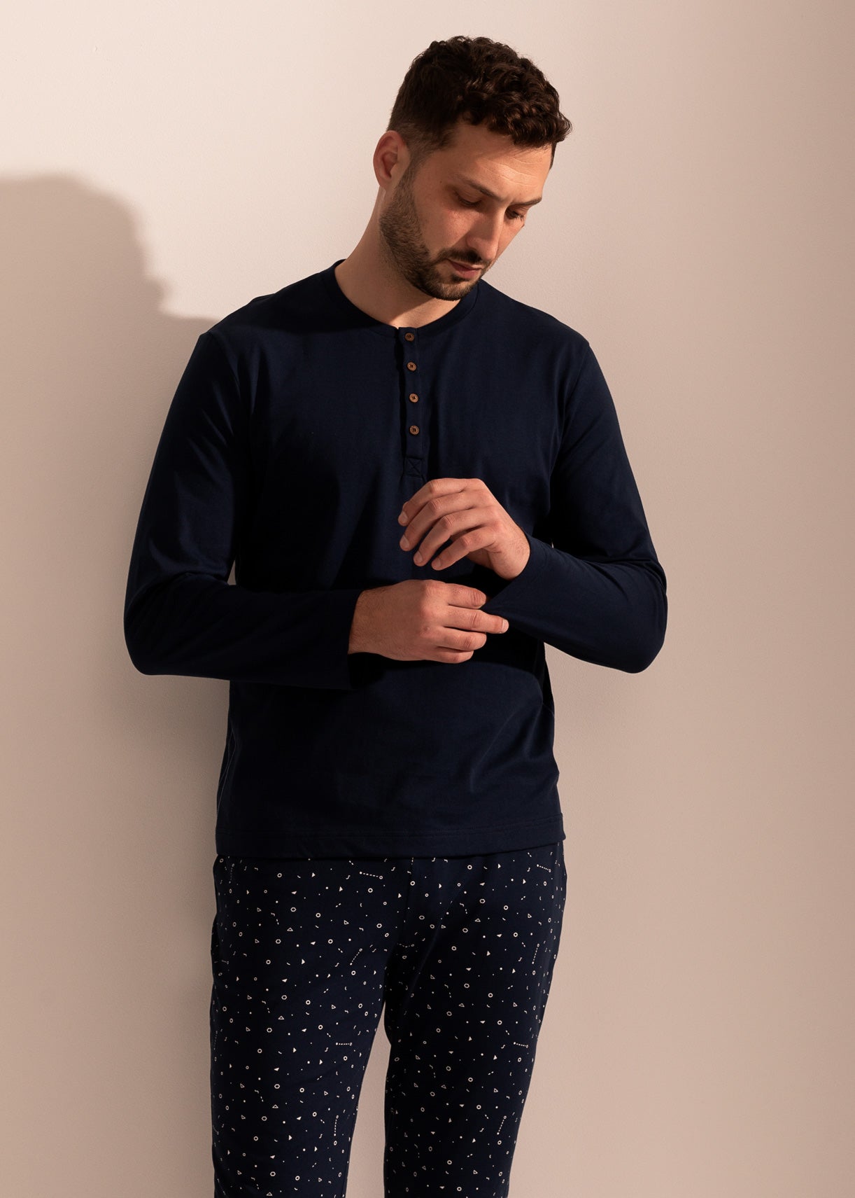Pijama Bărbați Abel Bumbac TWIN
