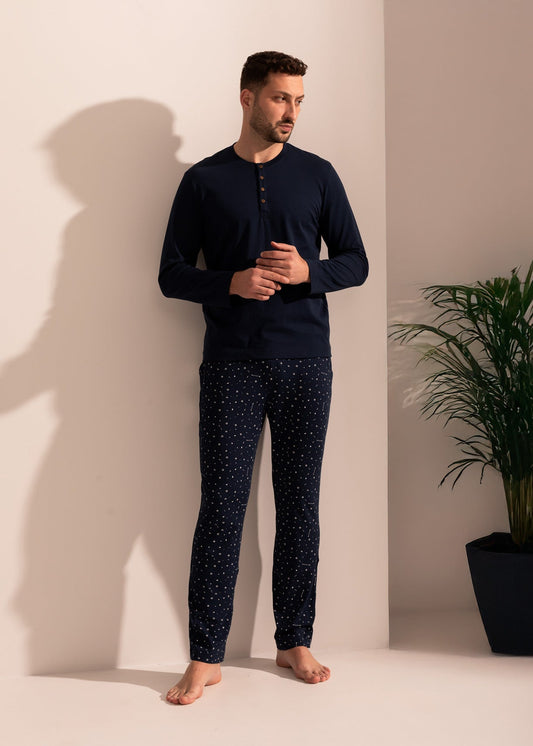 Pijama Bărbați Abel Bumbac TWIN