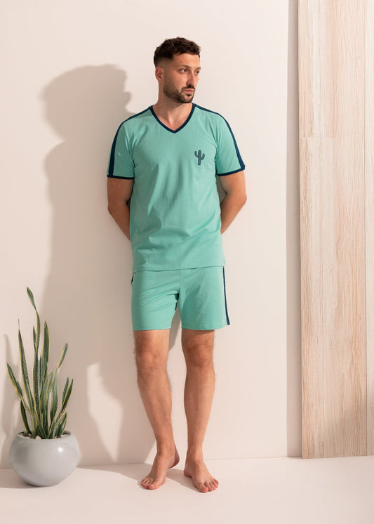 Pijama Bărbați Abel Bumbac TWIN