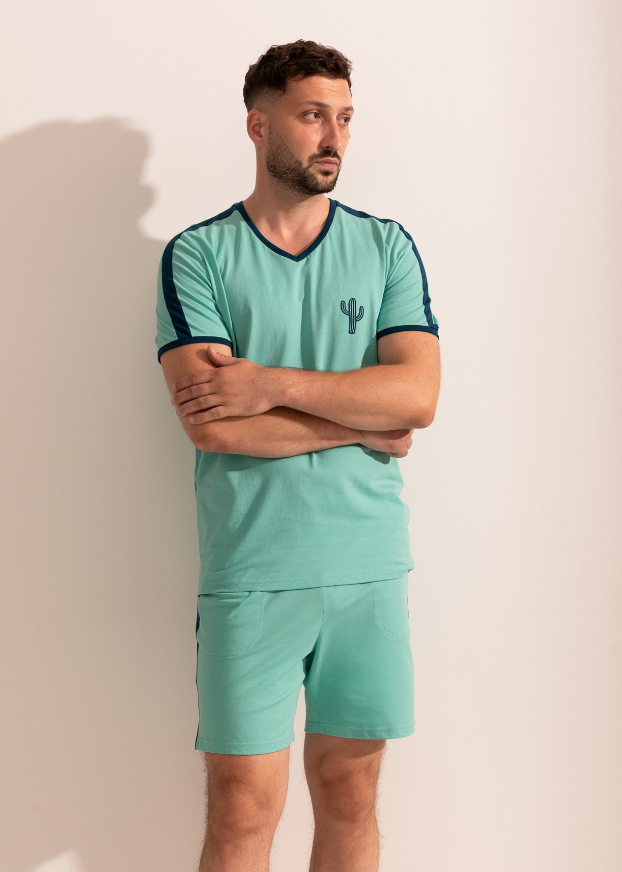 Pijama Bărbați Abel Bumbac TWIN