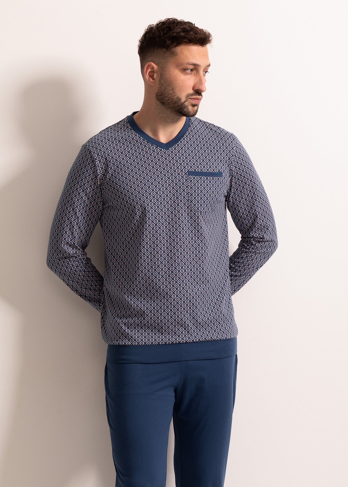 Pijama Bărbați Arlo Bumbac TWIN