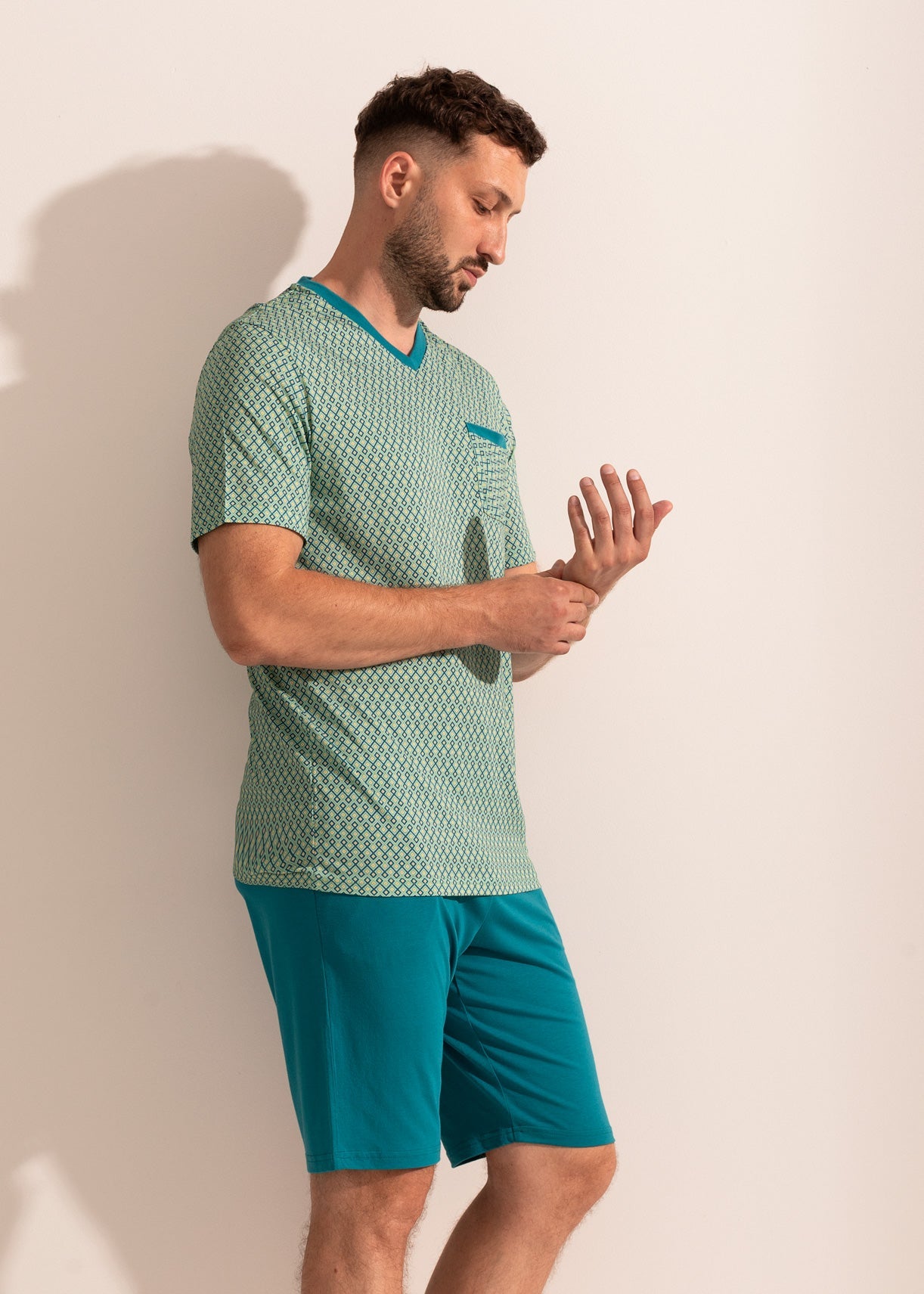 Pijama Bărbați Derek Bambus