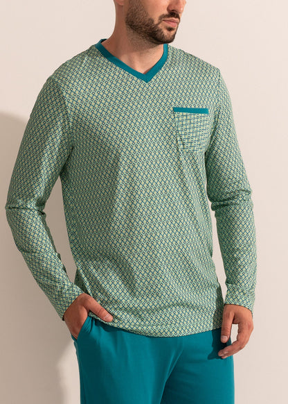 Pijama Bărbați Derek Bambus