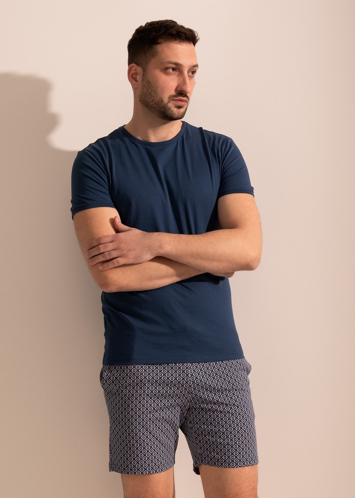 Pijama Bărbați SLIM Arlo Bumbac TWIN