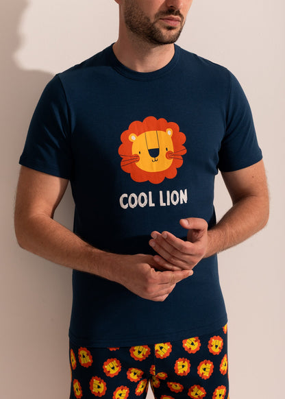 Pijama Bumbac Bărbați Lions