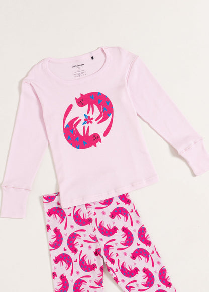 Pijama Copii CuteCat Bumbac