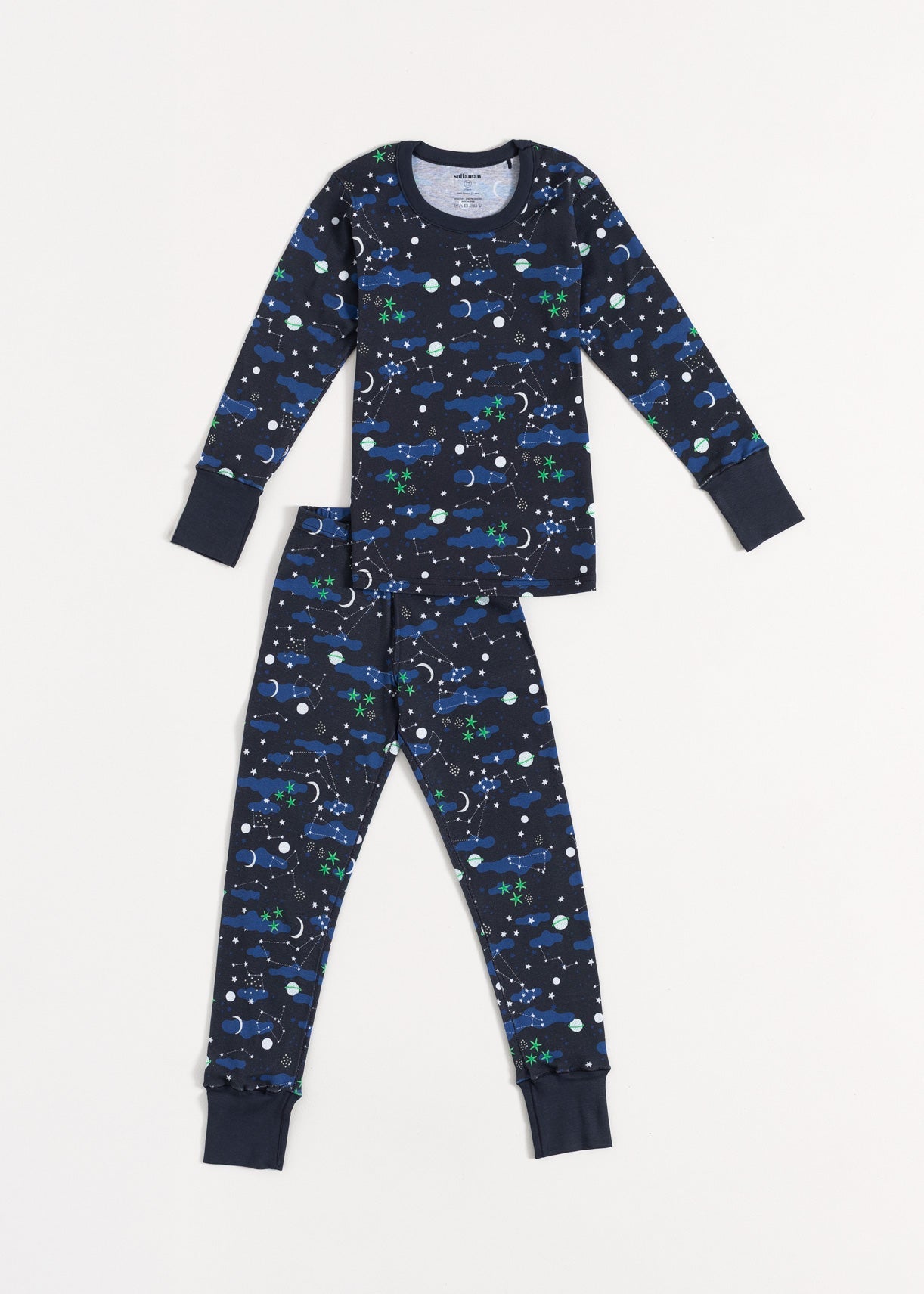 Pijama Copii Galaxy Bumbac