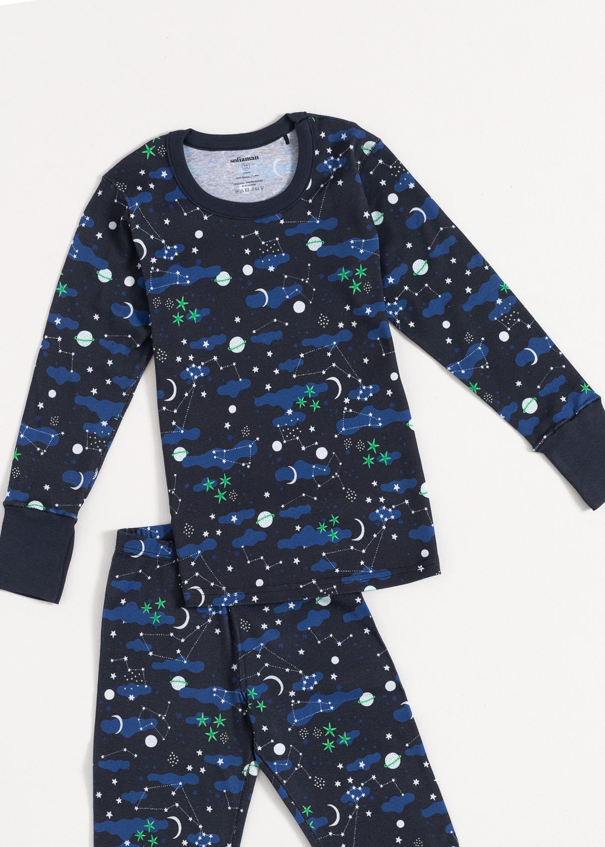 Pijama Copii Galaxy Bumbac