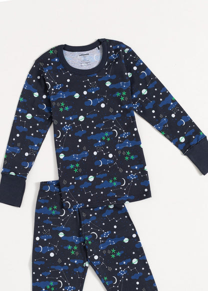 Pijama Copii Galaxy Bumbac