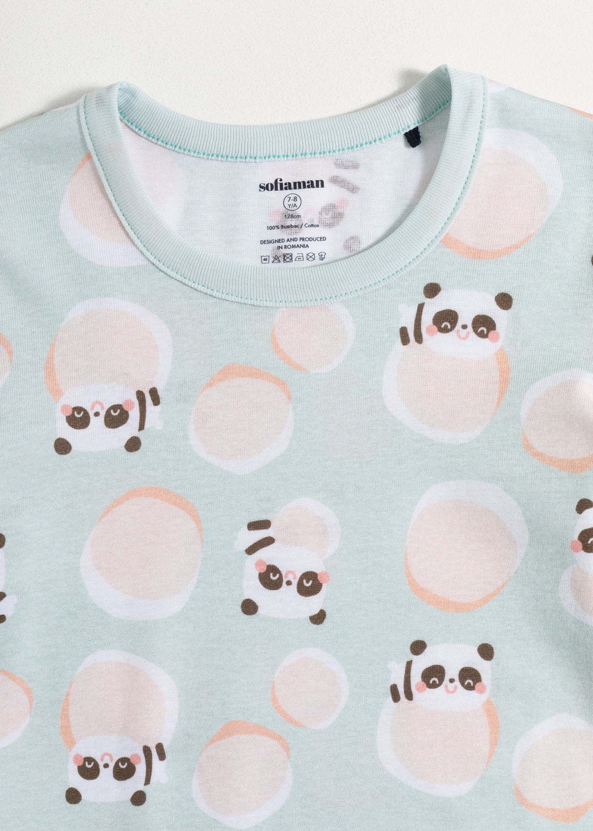 Pijama Copii Panda Bumbac