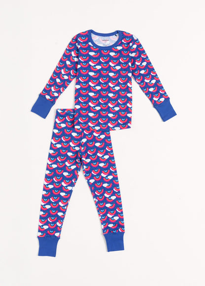 Pijama Copii Rainbow Bumbac