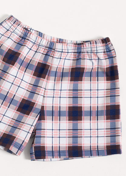 Pijama Copii Tartan Bumbac TWIN