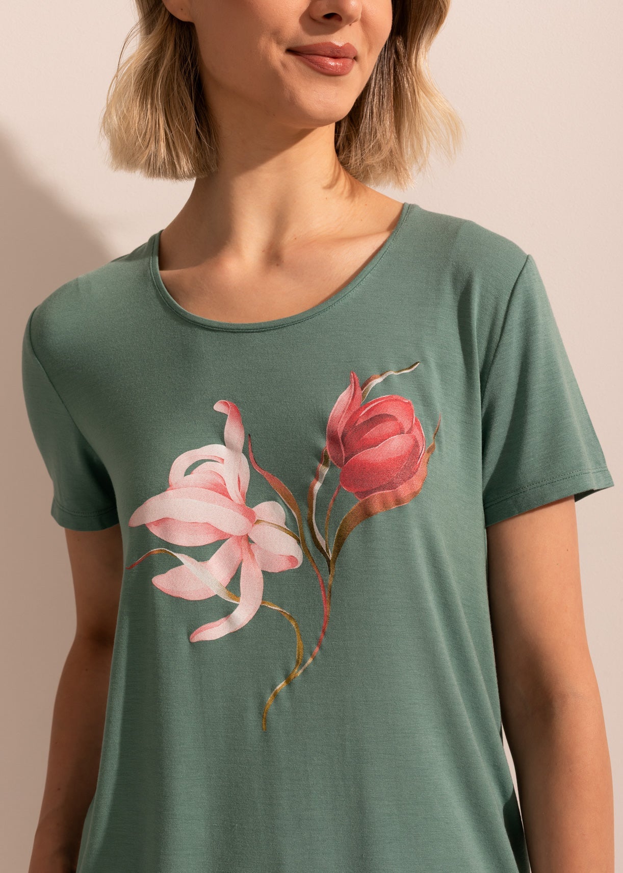 Pijama Damă Flora Modal