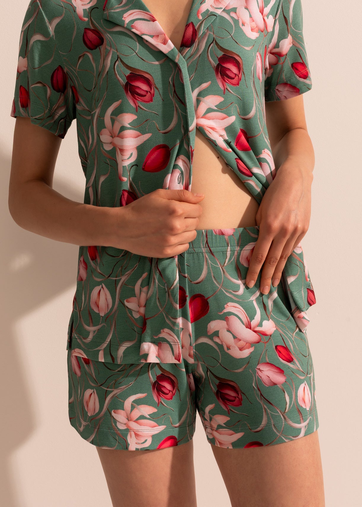 Pijama Damă Flora Modal