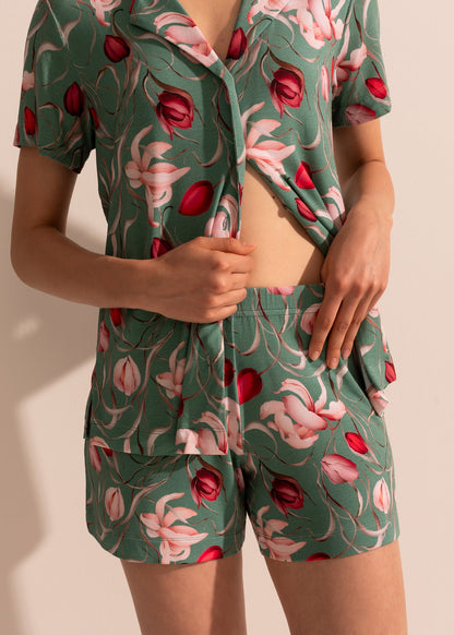 Pijama Damă Flora Modal